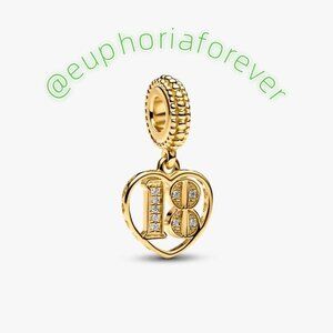 Pandora 18th Celebration Dangle Charm